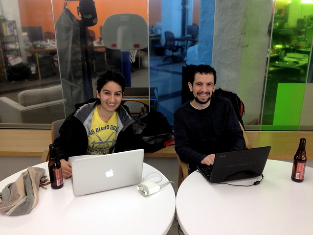This is how things like schoolcuts.org happen - @shua123 & @elnazem at @1871Chicago