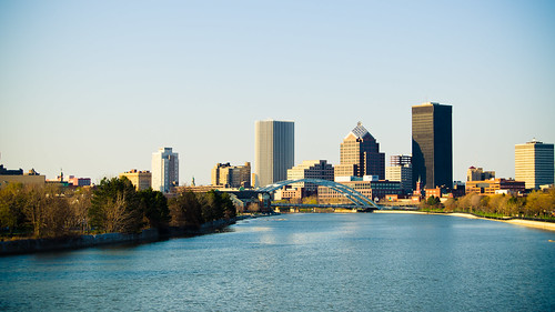 skyline architecture buildings river spring day clear rochesterny nikond7000