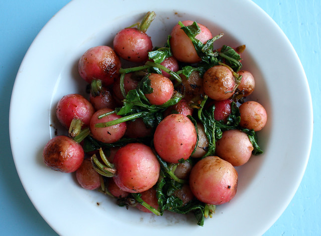 Radishes with Browned Butter and Lemon