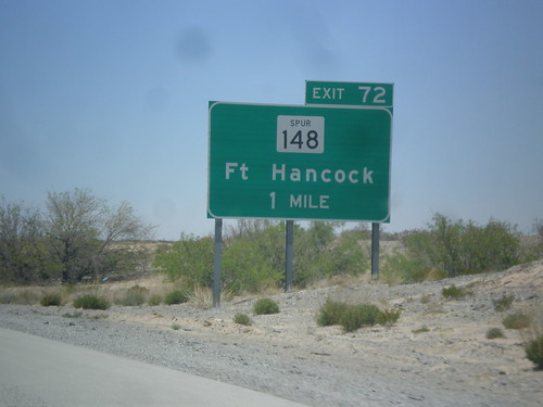 sign texas intersection i10 biggreensign hudspethcounty freewayjunction tx148spur
