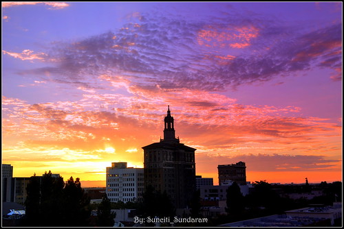 sunset window sunrise town view down siliconvalley 88 soe silhoutte californiausa spiritofphotgraphy sunjose