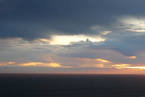 mer sunrise nuages aurore cerbère claudiek horizonrougecielgris