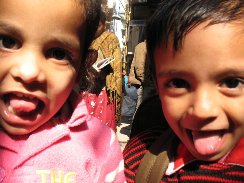 Indian Children at Delhi