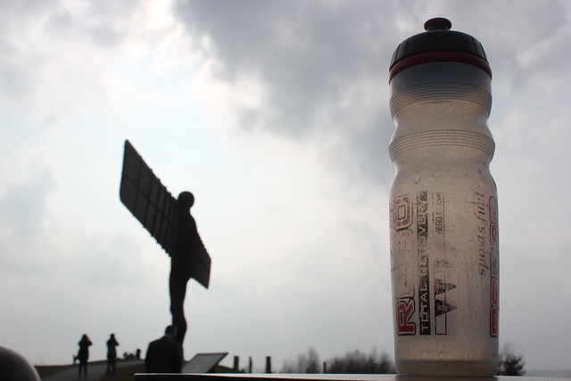 Water bottle vs Angel of the North