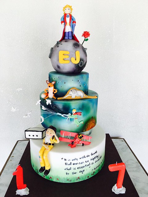 The Little Prince Cake - Its an illuminated cake by Michelle Yap Enriquez