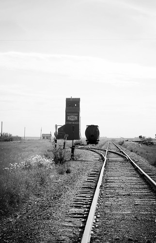grainelevator saskatchewan sk canada track railway railroad