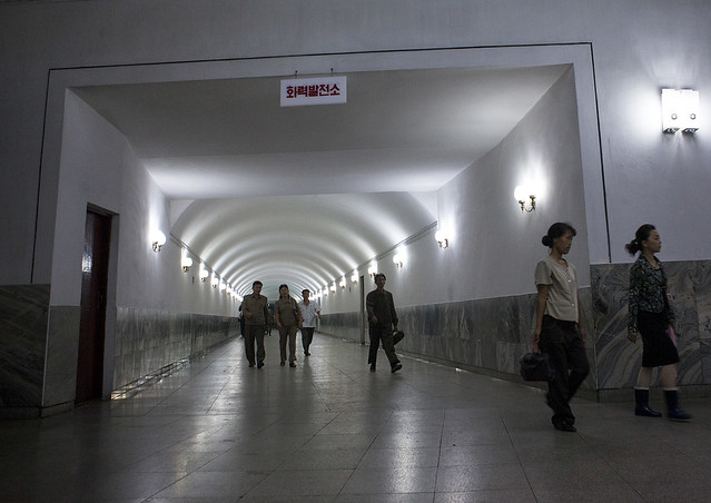 Corridor Inside The Subway, Pyongyang, North Korea