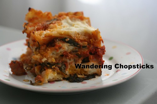 Lasagna with Pumpkin and Spinach 1