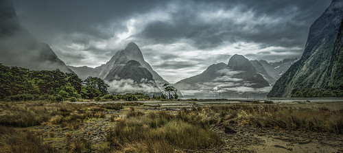 travel newzealand mist beach fog clouds sunrise landscape travels nikon rocks day fav50 wideangle fav20 panoramic explore southisland milfordsound fav30 aotearoa hdr southland gettyimages d800 mitrepeak fiordland fjordland fav10 fav100 fav200 explored fav40 fav60 fav90 fav80 fav70 25000v nikond800 elmofoto lorenzomontezemolo queenstownadventure tidder