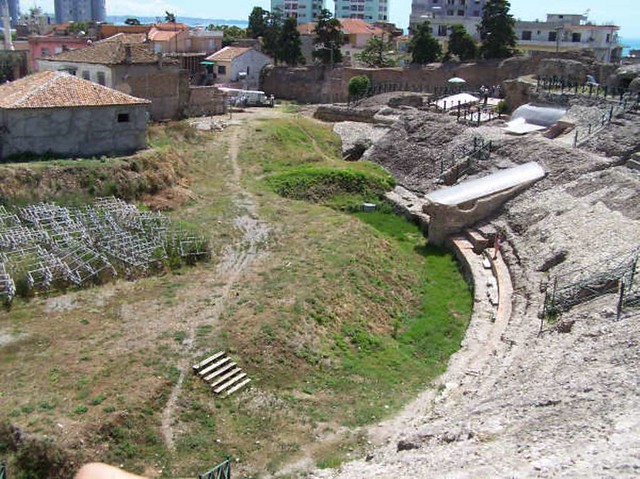 Roman Amphitheatre in Durrës, ALBANIA