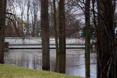 bridge river flood