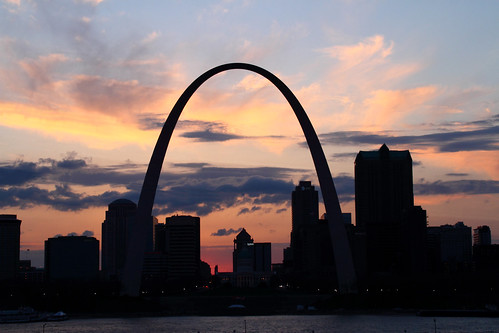 sunset midwest arch stlouis missouri thearch stlouismissouri stlouismo thestlouisarch