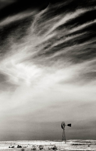 sky white black west windmill car sepia clouds landscape big texas bend tone marfa bigbend yahooweatherproject