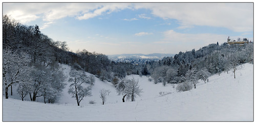 winter panorama bayern deutschland coburg landschaft hofgarten