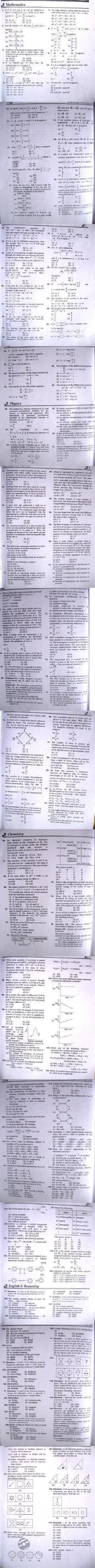 BITSAT 2008 Question Paper with Answers