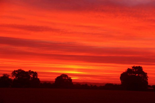 sunrise sky fridaythorpe eastyorkshire eastriding