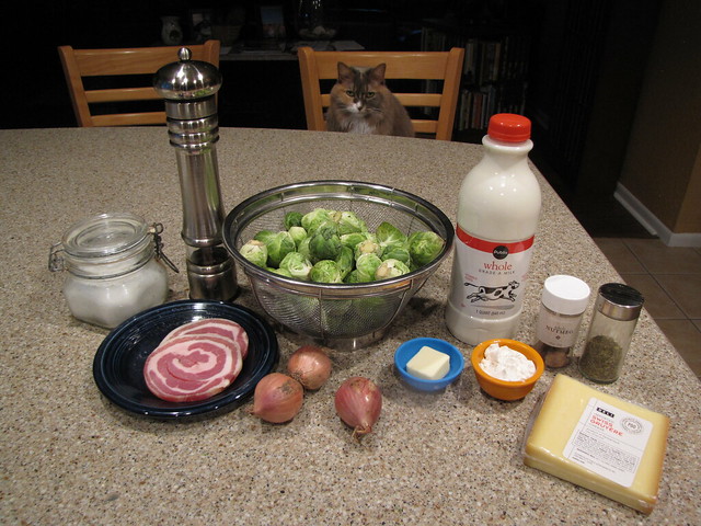 Brussels Sprouts Au Gratin Ingredients
