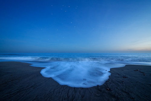 ocean sunset sea beach stars waves nightscape dusk horizon beta foam alpha crux centaurus
