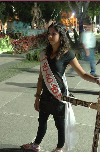 Así protestaron contra el Miss Venezuela