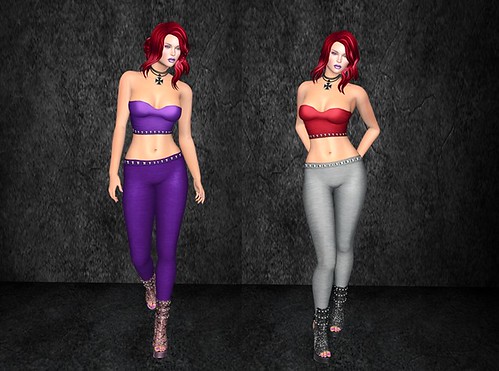 Sn@tch Studded Jersey Top and Leggings
