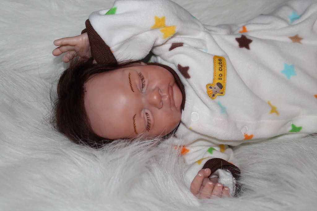 Sweet Pea Babie's Nursery Reborn Doll Cute Little Easton by Michelle Fagan