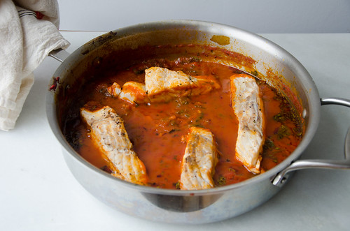 spicy tunisian fish stew (chreime)