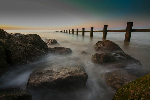 sunset sea beach wales canon landscape scenery rocks long exposure sigma breakers flickrandroidapp:filter=none