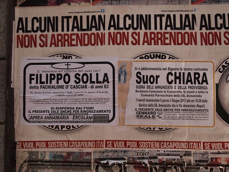 OPEN URBANISM: Italian Funeral Notices