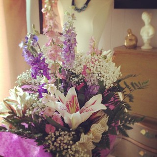 Birthday flowers from the husband... 