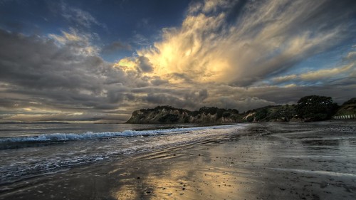 new sunset sunlight green beach landscape army photography scenery dynamic angle natural wildlife wide scenic auckland zealand 7d lush 1022mm hdr bracketing whangaparaoa armybay shakespearepark club16 canon7d thebestofhdr