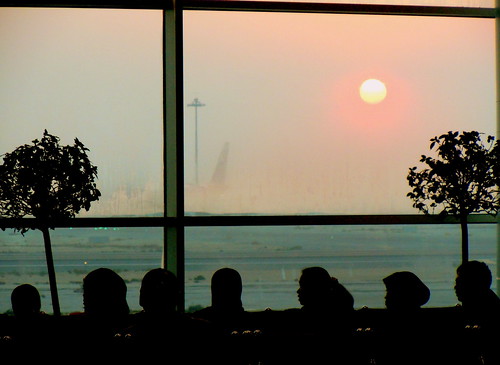 morning sun silhouette sunrise airport asia pattern east transportation arabia middle monarchy doha qatar dictatorship westasia gettyimagesmiddleeast