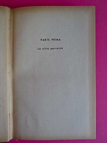 Gore Vidal, La città perversa, Elmo editore 1949. Pag. 9 (part.), 1