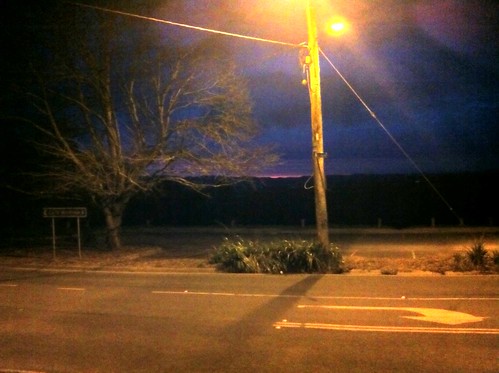 sunrise dawn post streetlamp australia melbourne victoria carpark telegraphpole fiveways dandenongranges kalorama