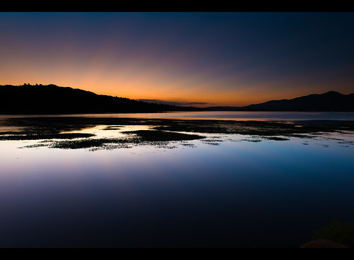 california lake mountains color water sunrise 2012 bigbear d800 ndgrad