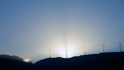 windmill sunrise amanecer turbine aerogenerador eolicas