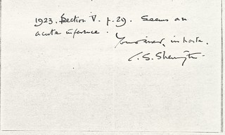 Sherrington to Fulton - 10 July 1931 (Yale 197)