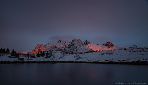lofoten norway sunrise mountains
