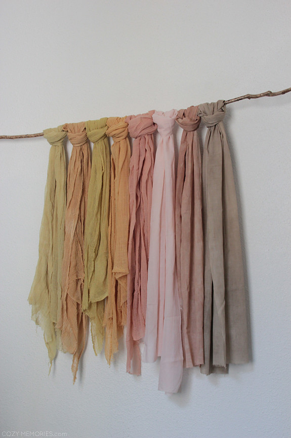 naturally dyed summer palette