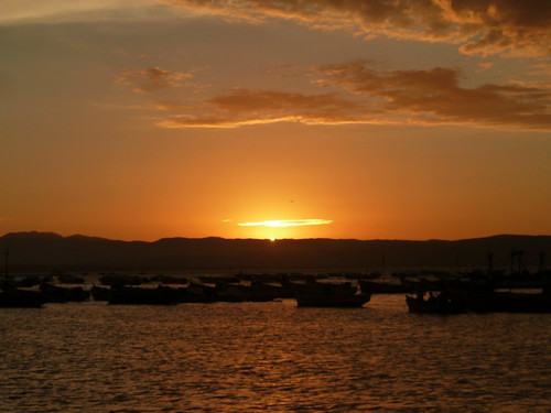 sunset paracas