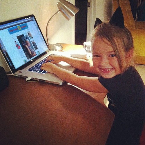 Bug just wrote her very own blog post. Actually she dictated and I typed but she's pretending she typed it.