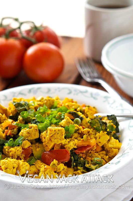 A hearty, tasty, but healthy breakfast, this Tofu Scramble for Two is perfect! With nearly 25 grams of protein per serving, this will keep you satisfied!