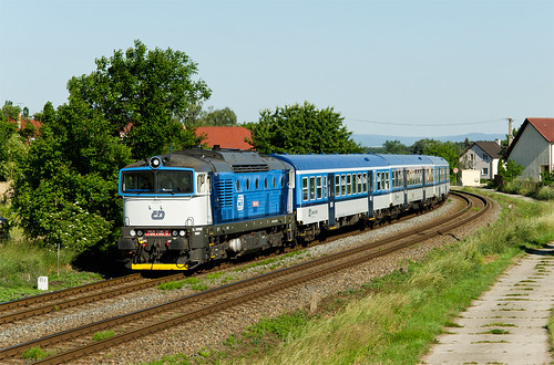 750 750705 čd najbrt vracov diesel locomotive brejlovec nikis182 czech republic train