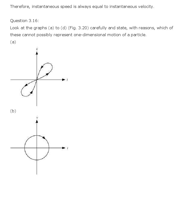 NCERT Solutions for Class 11th Physics Chapter 3 - Motion in a Straight Line