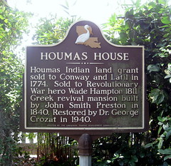 Houmas House Plantation - Gardens - Historical Marker
