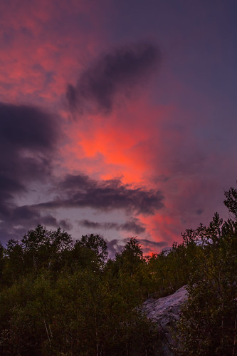 trees sunset ontario canada clouds sudbury psunset lakelaurentain