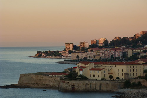 sea sunrise dawn harbour corsica ajaccio