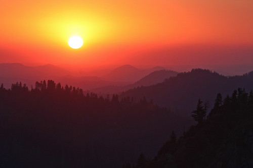 california trees sunset sky mountains landscape sierras hdr sequoianationalpark