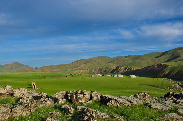 Luxury accommodation in the Orkhon Valley