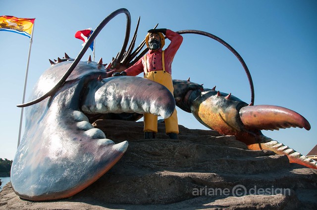 World's Largest Lobster sculpture, Shediac, New Brunswick