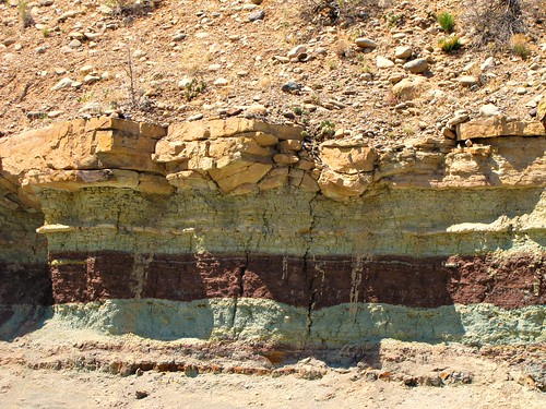 rock rural colorado strata geology naturita